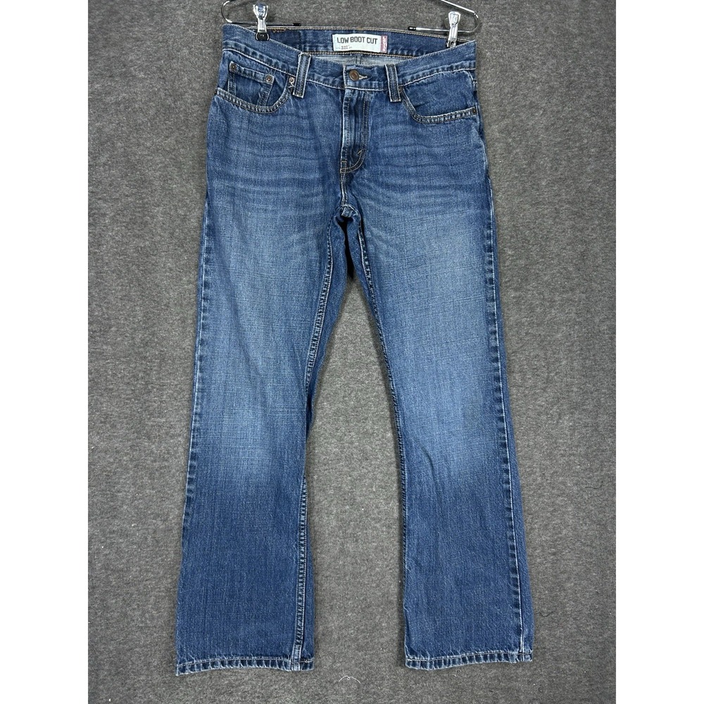 Vintage Levis 527 Jeans Mens 30x30 Lowrise Bootcut Whiskering Faded Y2K